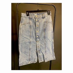 MIDI DENIM SKIRT